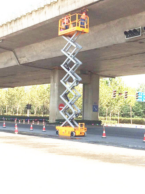 Work for bridge maintenance